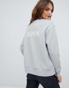 Boss Casual Logo Back Sweatshirt - Gray