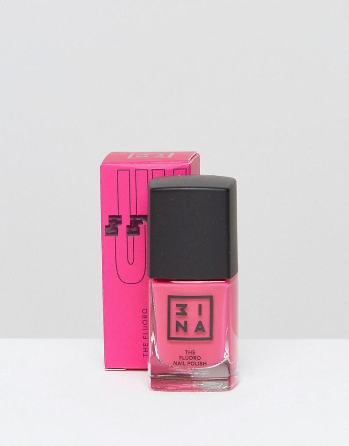 3ina Fluoro Nail Polish - Orange