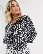 Asos Design Tracksuit Jacket With You Print Two-piece