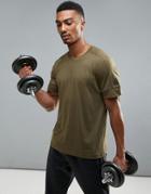Adidas Athletics Stadium T-shirt In Green Bs2209 - Green