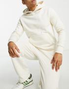 Asos Design Heavyweight Hoodie In Soft White - Part Of A Set