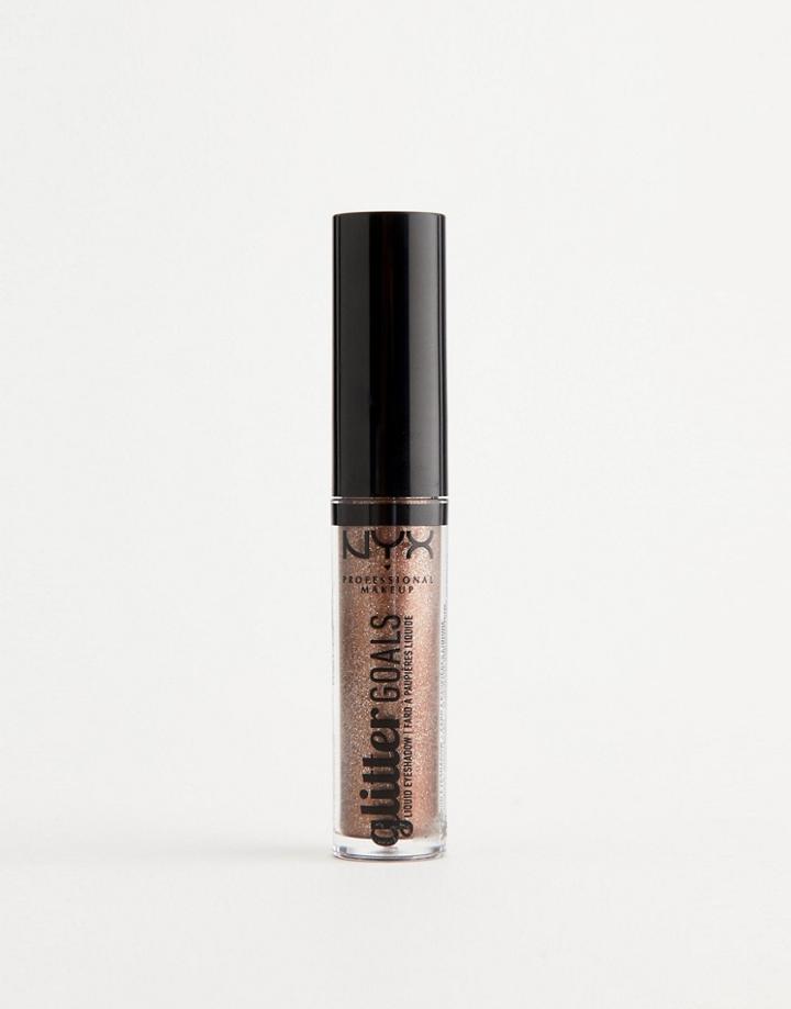 Nyx Professional Makeup Glitter Goals Liquid Eyeshadow - Multiverse - Brown