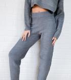 Collusion Knitted Sweatpants In Gray-grey