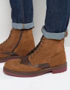 Rule London Brogue Boots - Gray