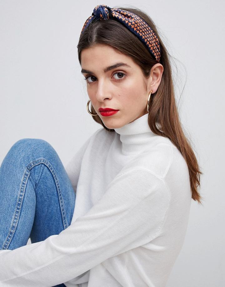 Pieces Wrap Printed Scarf Headband - Multi