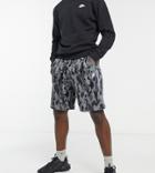 Nike Tall Digi Camo Shorts In Black