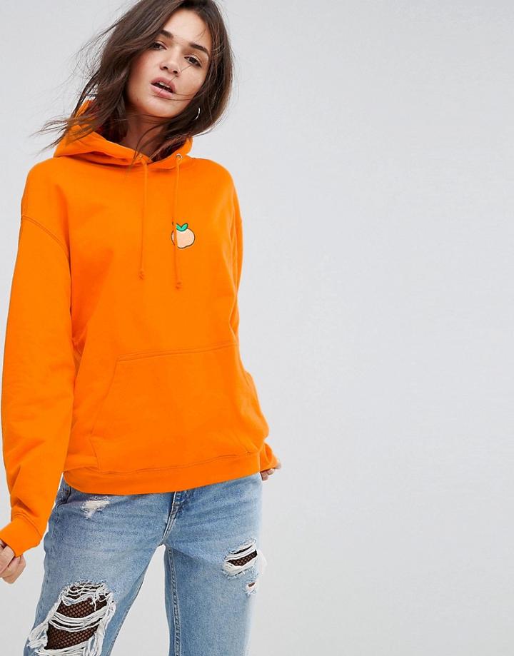 Adolescent Clothing Peach Hoodie - Orange