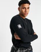 Pretty Green Clements Crew Sweatshirt In Black