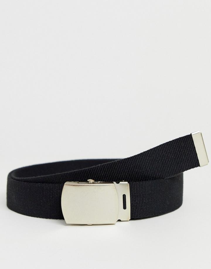Weekday Adrian Belt In Black - Black