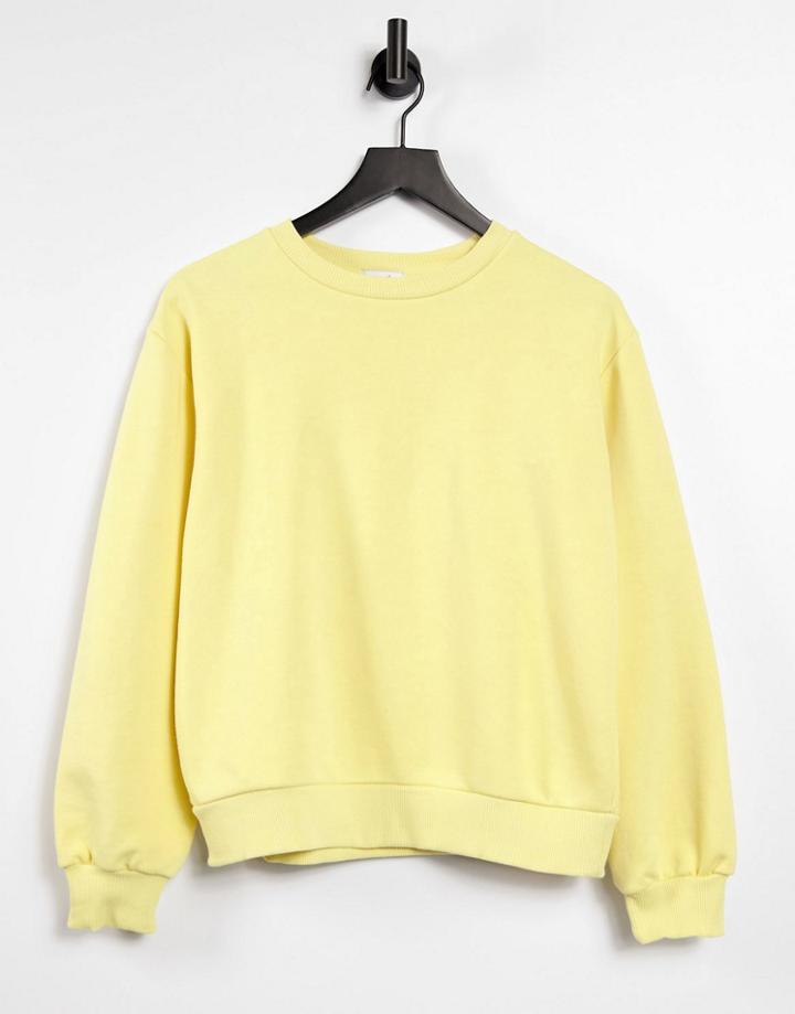 Na-kd Set Organic Cotton Sweatshirt In Yellow