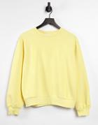 Na-kd Set Organic Cotton Sweatshirt In Yellow