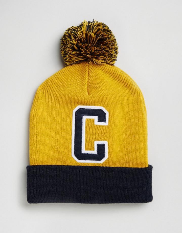 Carhartt Wip Beanie Bobble Penn - Yellow
