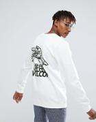 Volcom Sweatshirt With Back Print - White
