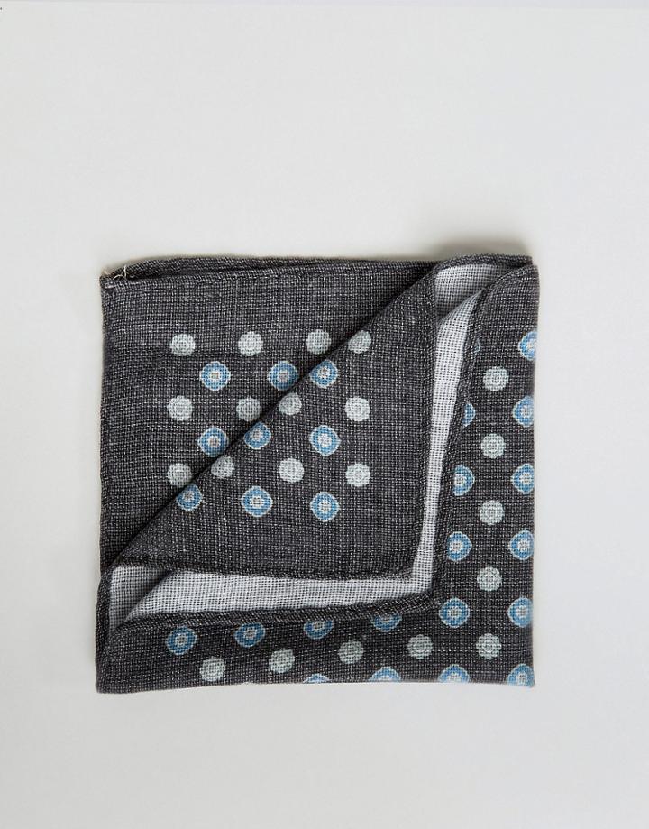 Jack & Jones Pocket Square In Cotton - Navy