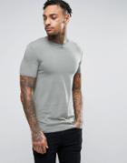 Asos Extreme Muscle T-shirt In Green - Green