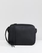 Allsaints Woven Detail Shoulder Bag - Black