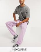 Reclaimed Vintage Inspired Two-piece Jogger In Pink-neutral