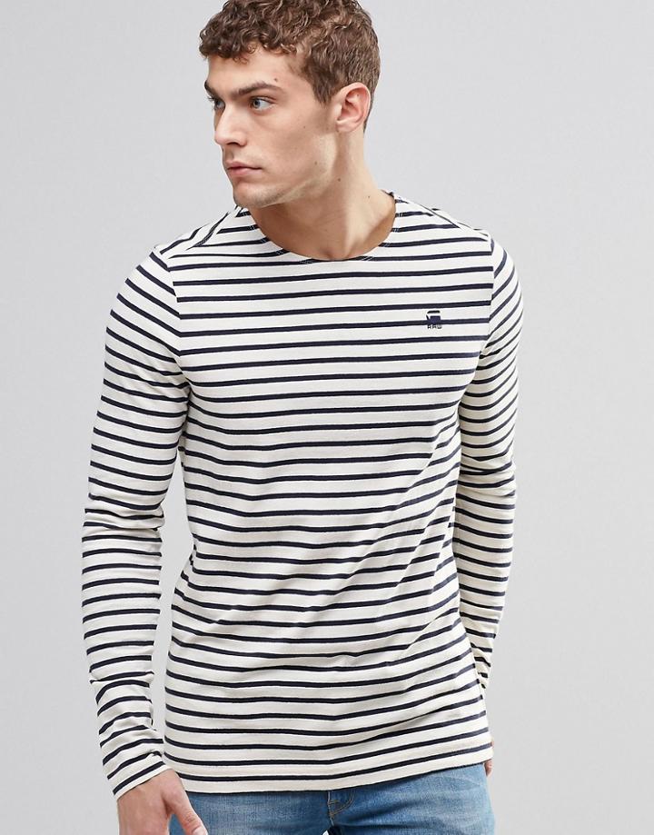 G-star Prebase Breton Stripe Top Long Sleeve