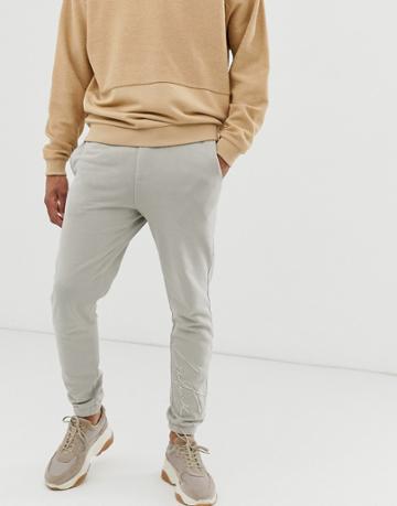 The Couture Club Skinny Sweatpants In Stone