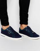 Ted Baker Keeran Print Sneakers - Blue