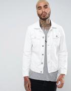 Allsaints Denim Jacket In White - White