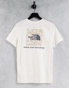 The North Face Nse Box Back Print T-shirt In White