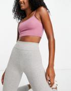 Monki Sports Cropped Tank In Pink - Part Of A Set