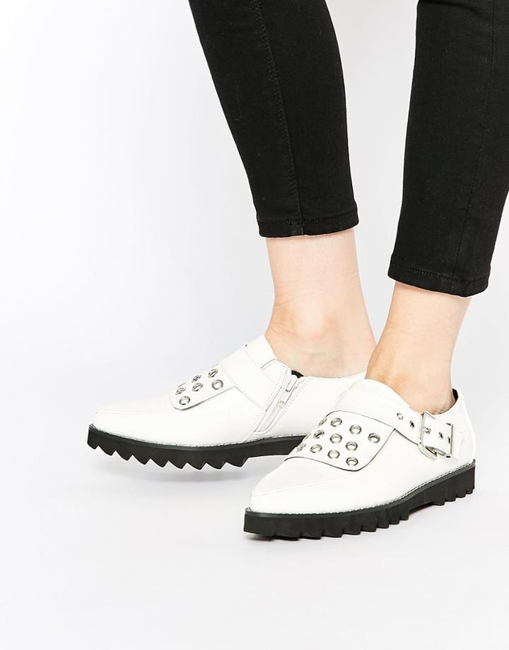 Asos Miami Flat Shoes - White