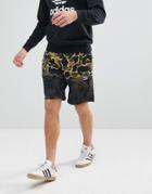 Adidas Originals Camo Shorts In Green Ce1546 - Green