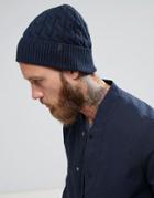 Selected Homme Beanie In Navy - Navy