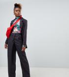 Monki Press Collection Tailored Wrap Pants