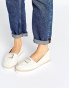 Love Moschino Quilted Espadrilles - White