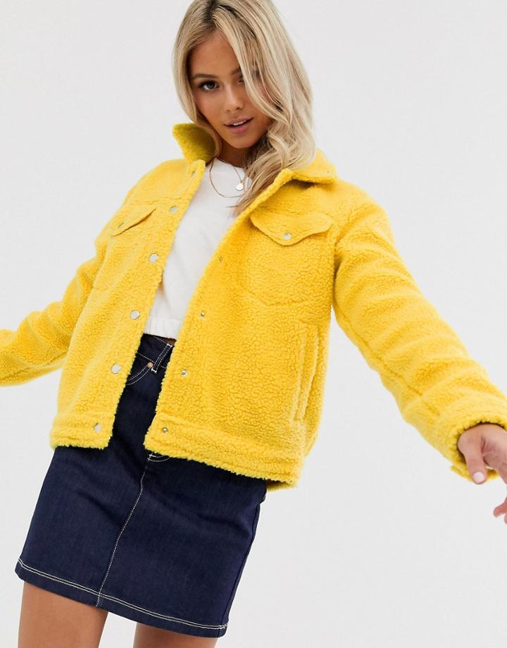 Brave Soul Tedd Borg Western Jacket - Yellow