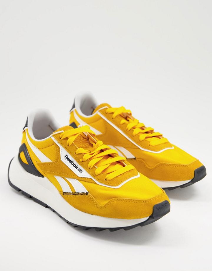 Reebok Classic Legacy Az Sneakers In Mustard And White-yellow