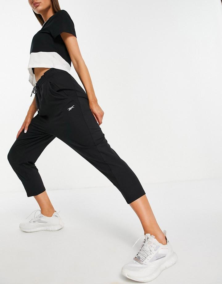 Reebok Ts Jersey Sweatpants In Black