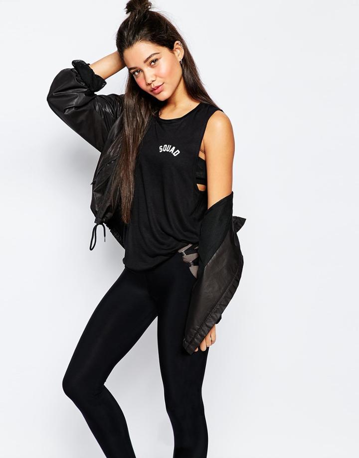 Private Party Squad Tank Top - Black