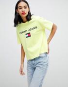 Tommy Jean 90s Capsule 5.0 Logo T-shirt - Yellow