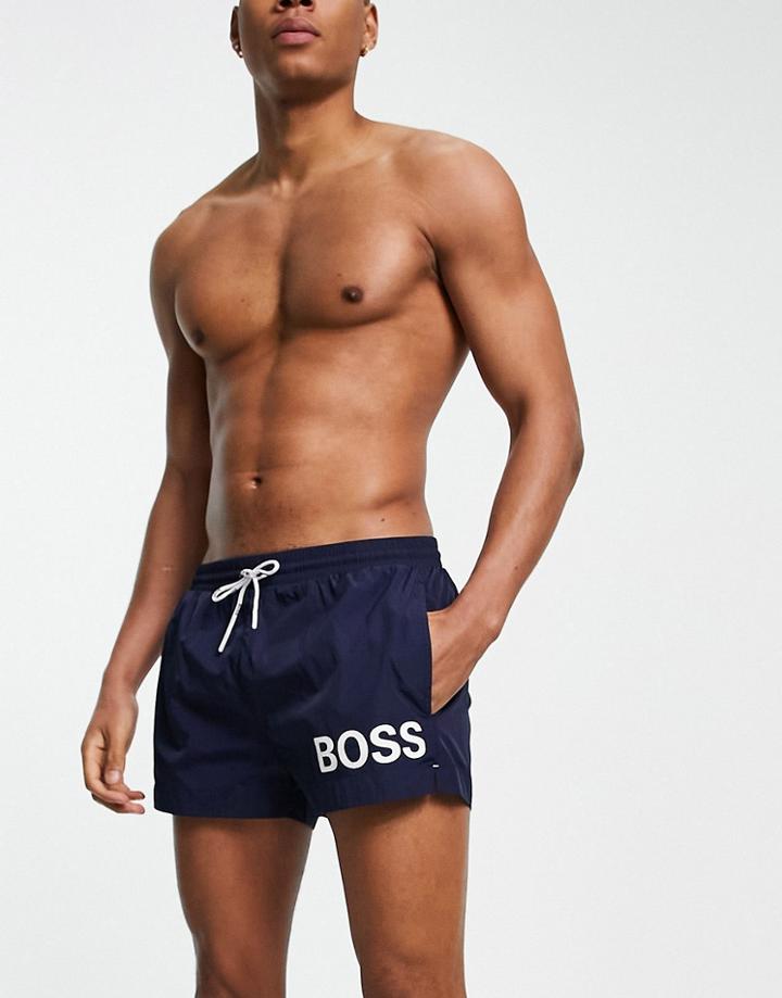 Boss Mooneye Swim Shorts In Blue-blues