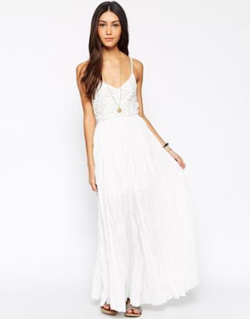 Meghan Fabulous Wendy Moira Maxi Dress - Ivory