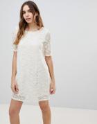 Monki Lace Swing Dress - Yellow