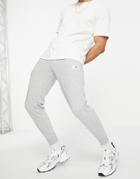 New Balance Label Logo Sweatpants In Gray-grey