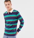 Another Influence Tall Rugby Long Sleeve Top - Navy