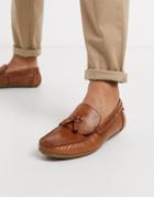 Silver Street Woven Loafer In Tan Leather-neutral