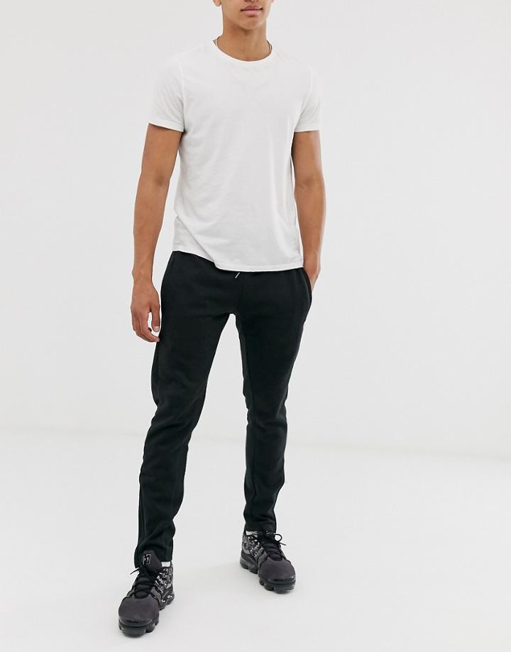 Le Breve Zipped Nylon Jogger-black