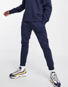 Topman Recycled Polyester Blend Sweatpants In Navy - Part Of A Set