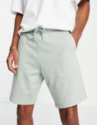 Asos Design Oversized Jersey Shorts In Green
