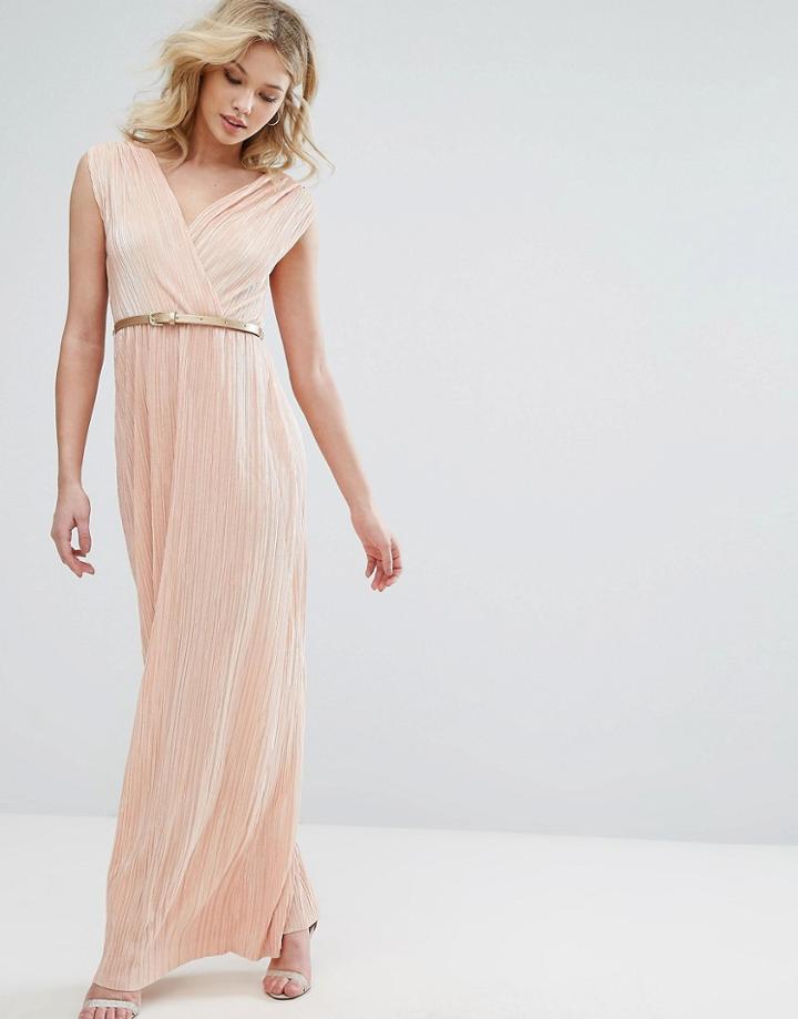 Oh My Love Grecian Maxi Dress - Pink