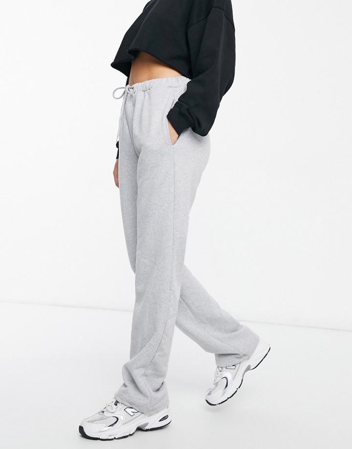 Daisy Street Coordinating Relaxed Wide Leg Sweatpants-grey