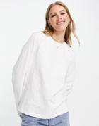 & Other Stories Organic Cotton Long Sleeve T-shirt In White