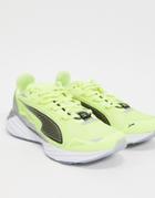Puma Running Ultraride Sneakers In Neon-yellow